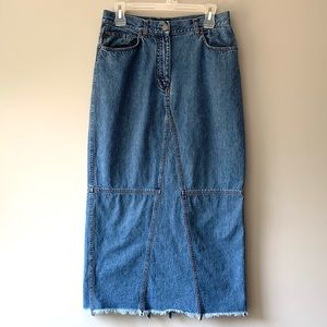 🌺HP🌺  Lauren Jeans Company long denim skirt